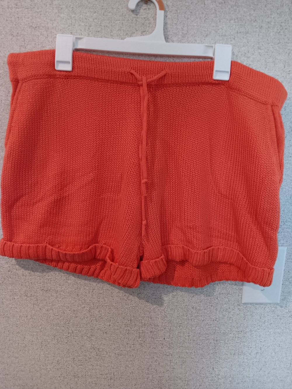 525 America Knit Drawstring Shorts in Orange Size XL